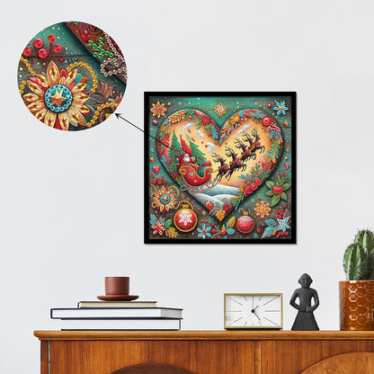 Christmas Atmosphere - Special Shaped Drill Diamond Painting 30*30CM