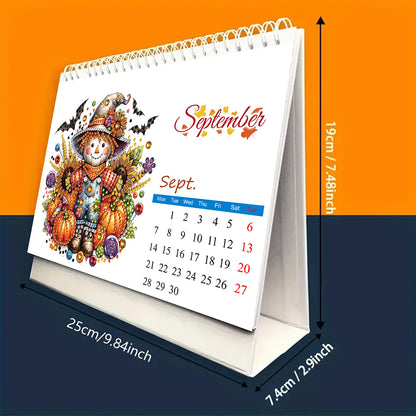 5D/DIY Calendar Crystal Painting Desk Calendars Kit Diamond Painting Calendar