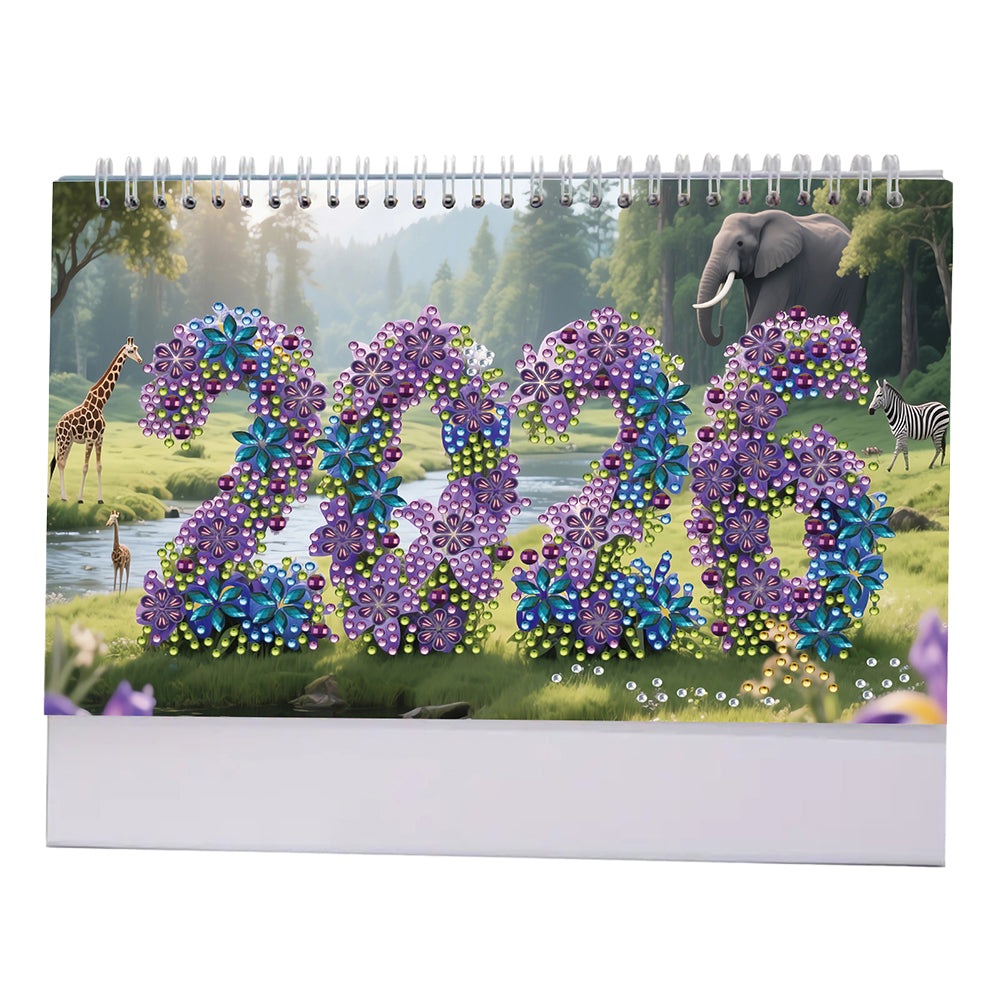 5D/DIY Calendar Crystal Painting Desk Calendars Kit Diamond Painting Calendar