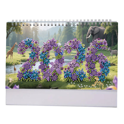 5D/DIY Calendar Crystal Painting Desk Calendars Kit Diamond Painting Calendar