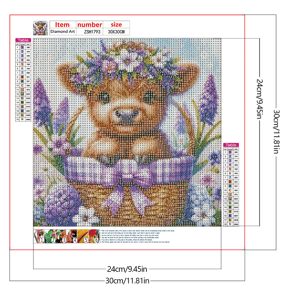Yak - Full Round Drill Diamond Painting 30*30CM