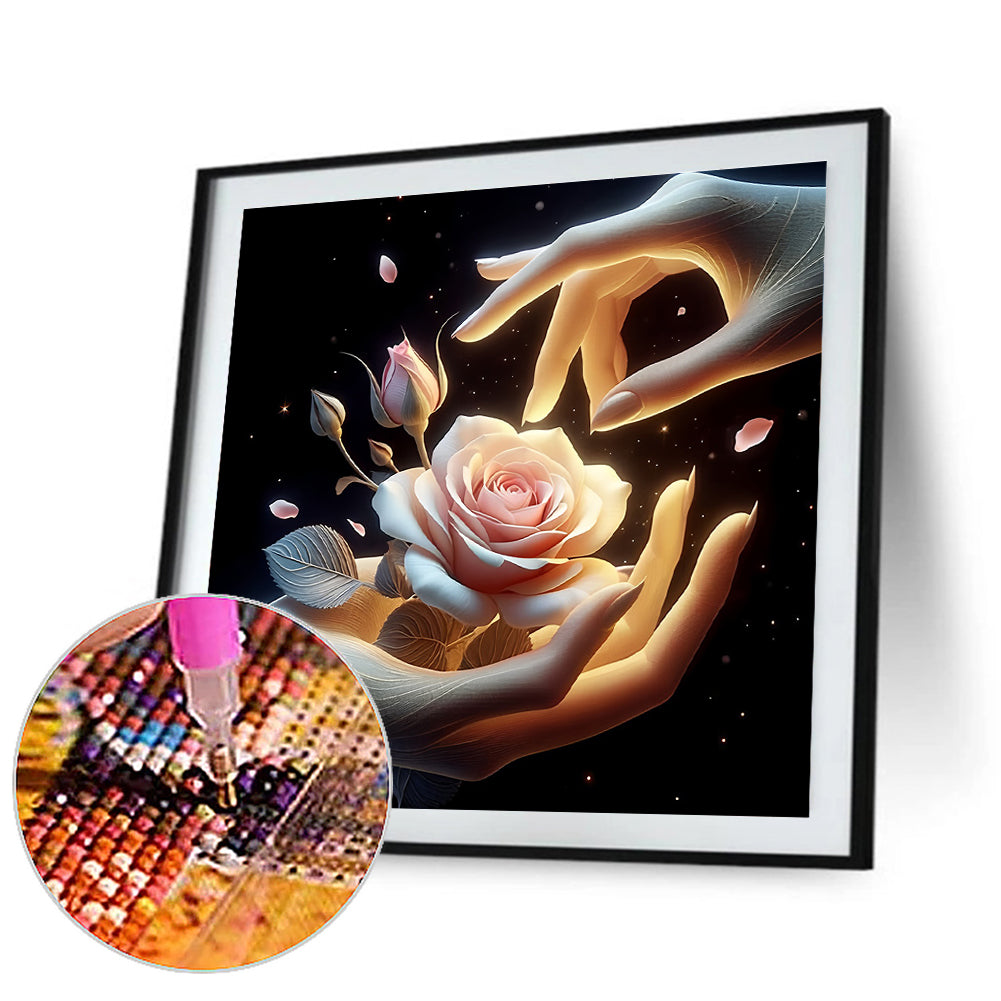 Giving Roses - Full Round Drill Diamond Painting 40*40CM