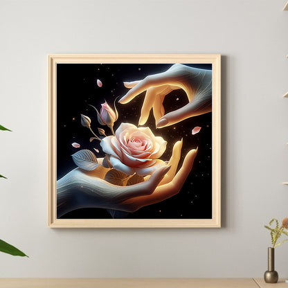 Giving Roses - Full Round Drill Diamond Painting 40*40CM