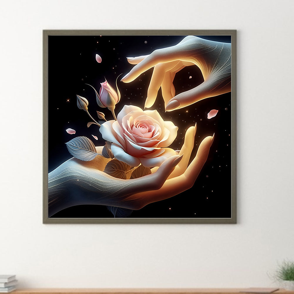 Giving Roses - Full Round Drill Diamond Painting 40*40CM