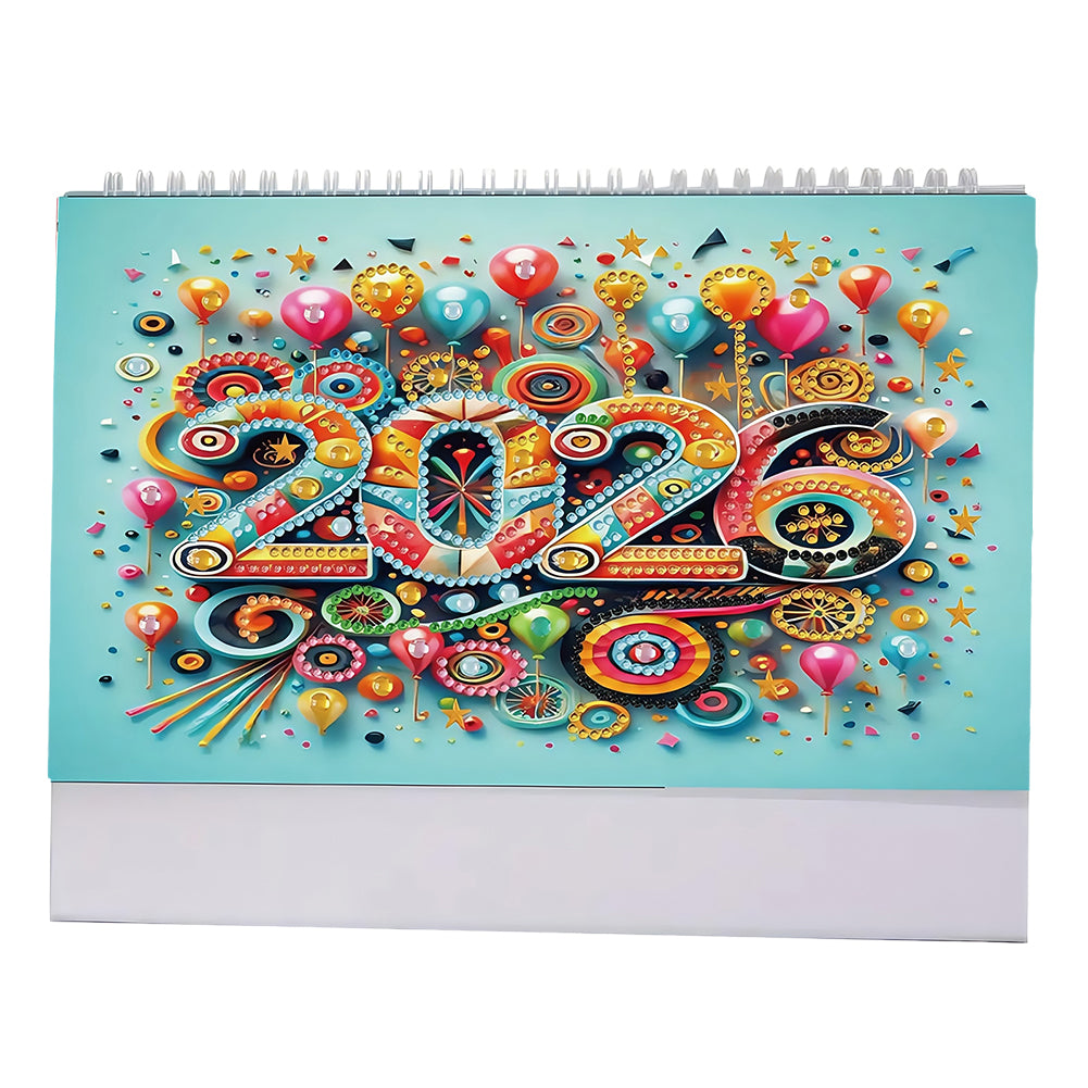 5D/DIY Calendar Crystal Painting Desk Calendars Kit Diamond Decorations Calendar