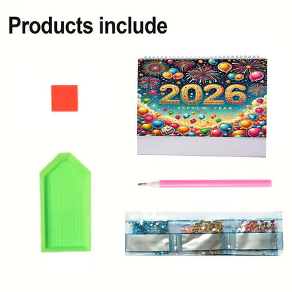 5D/DIY Calendar Crystal Painting Desk Calendars Kit Diamond Decorations Calendar