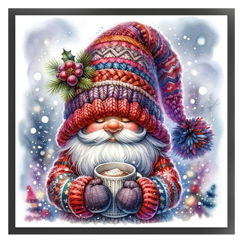 Christmas Gnome - 11CT Stamped Cross Stitch 40*40CM