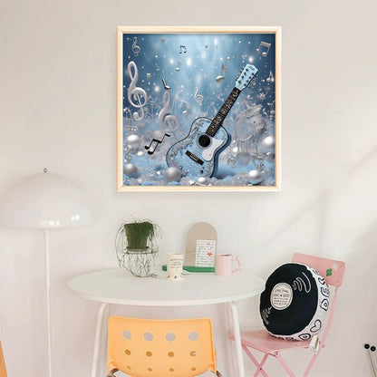 Guitar - 11CT Stamped Cross Stitch 40*40CM