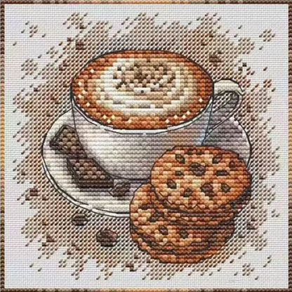 Coffee Cookies - Stamped Cross Stitch 23*23CM£¨Fairy Brand £©