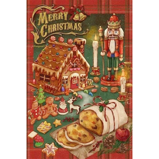 Christmas Nutcracker - Full Round Drill Diamond Painting 40*60CM(Partial AB)