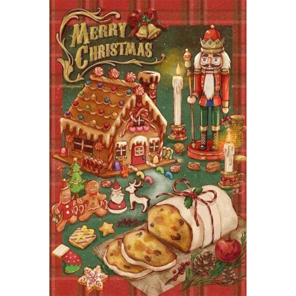 Christmas Nutcracker - Partial AB Full Round Drill Diamond Painting 40*60CM
