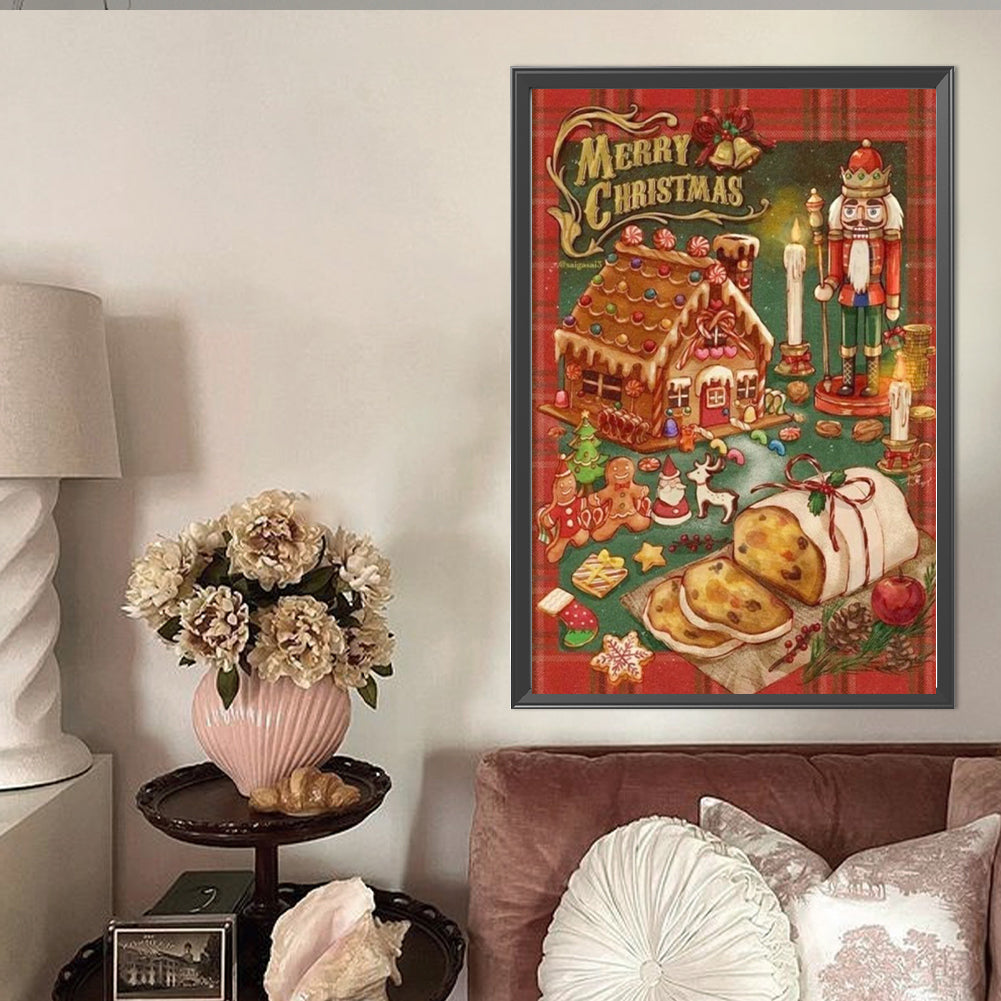 Christmas Nutcracker - Partial AB Full Round Drill Diamond Painting 40*60CM
