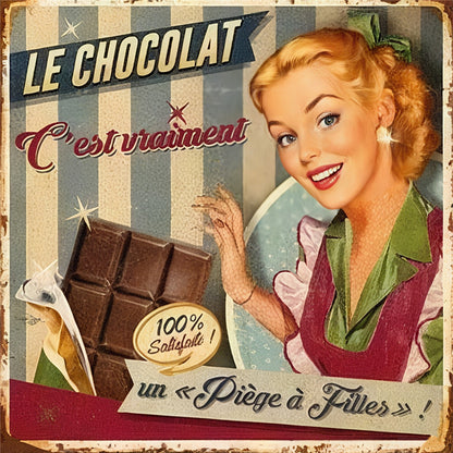Retro Billboard - 11CT Stamped Cross Stitch 40*40CM