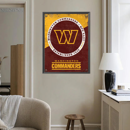 Washington Commanders Nfc - Full Round Drill Diamond Painting 40*50CM