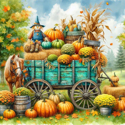 Autumn Harvest - Full Round Drill Diamond Painting 40*40CM