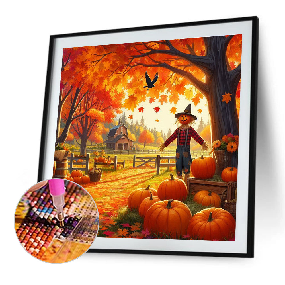 Autumn Atmosphere - Full Round Drill Diamond Painting 40*40CM