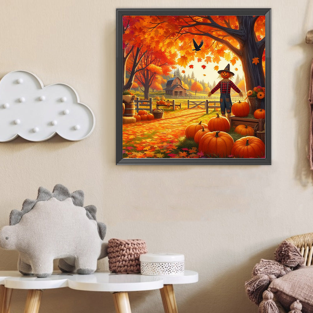 Autumn Atmosphere - Full Round Drill Diamond Painting 40*40CM