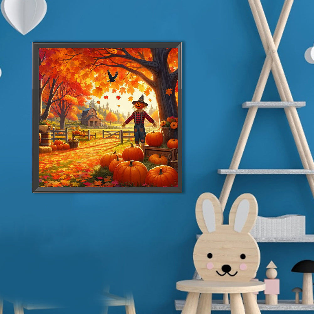 Autumn Atmosphere - Full Round Drill Diamond Painting 40*40CM