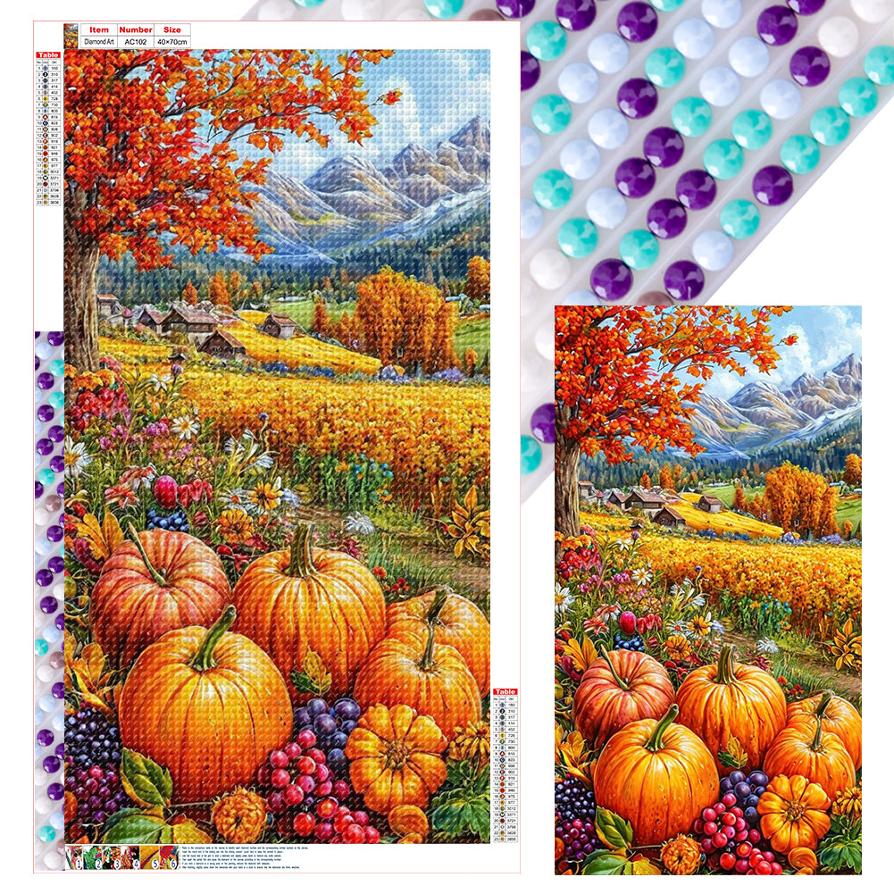 Autumn Harvest - Full Round Drill Diamond Painting 40*70CM