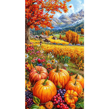 Autumn Harvest - Full Round Drill Diamond Painting 40*70CM
