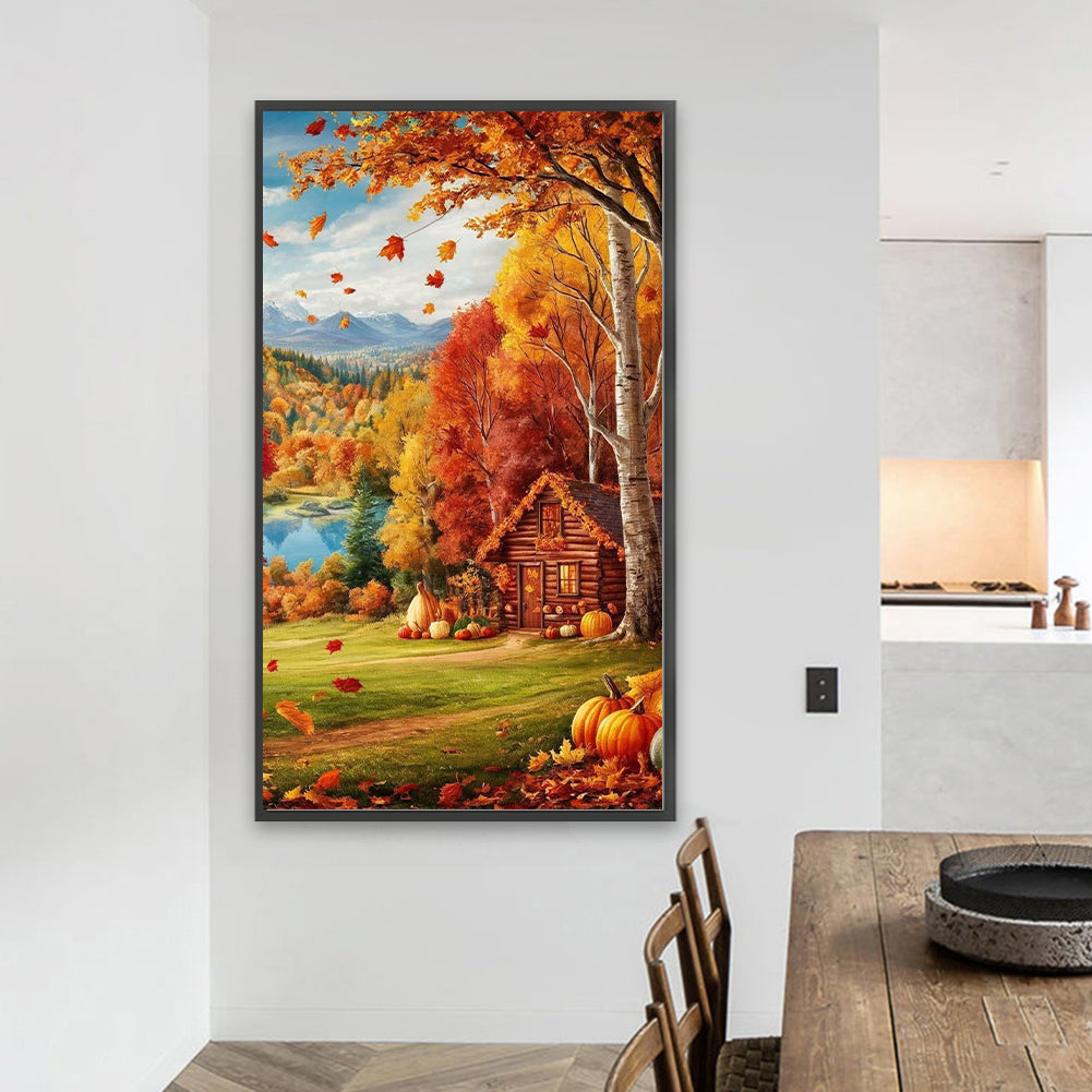 Autumn Atmosphere - Full Round Drill Diamond Painting 40*70CM