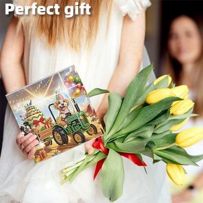 6PCS DIY Diamond Art Greeting Cards Congratulations Cards & Gifts (Birthday)