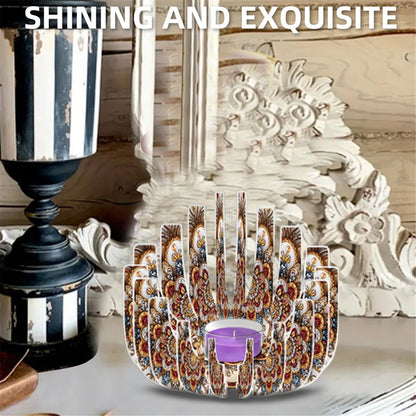 DIY Diamond Art Painting Kits of Candle Holder for Aromatherapy Home Decor