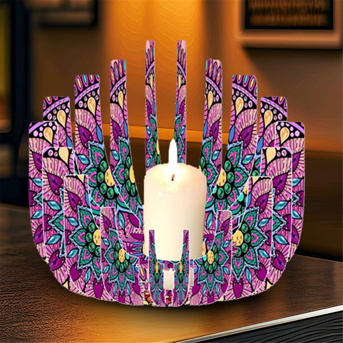 DIY Diamond Art Painting Kits of Candle Holder for Aromatherapy Home Decor
