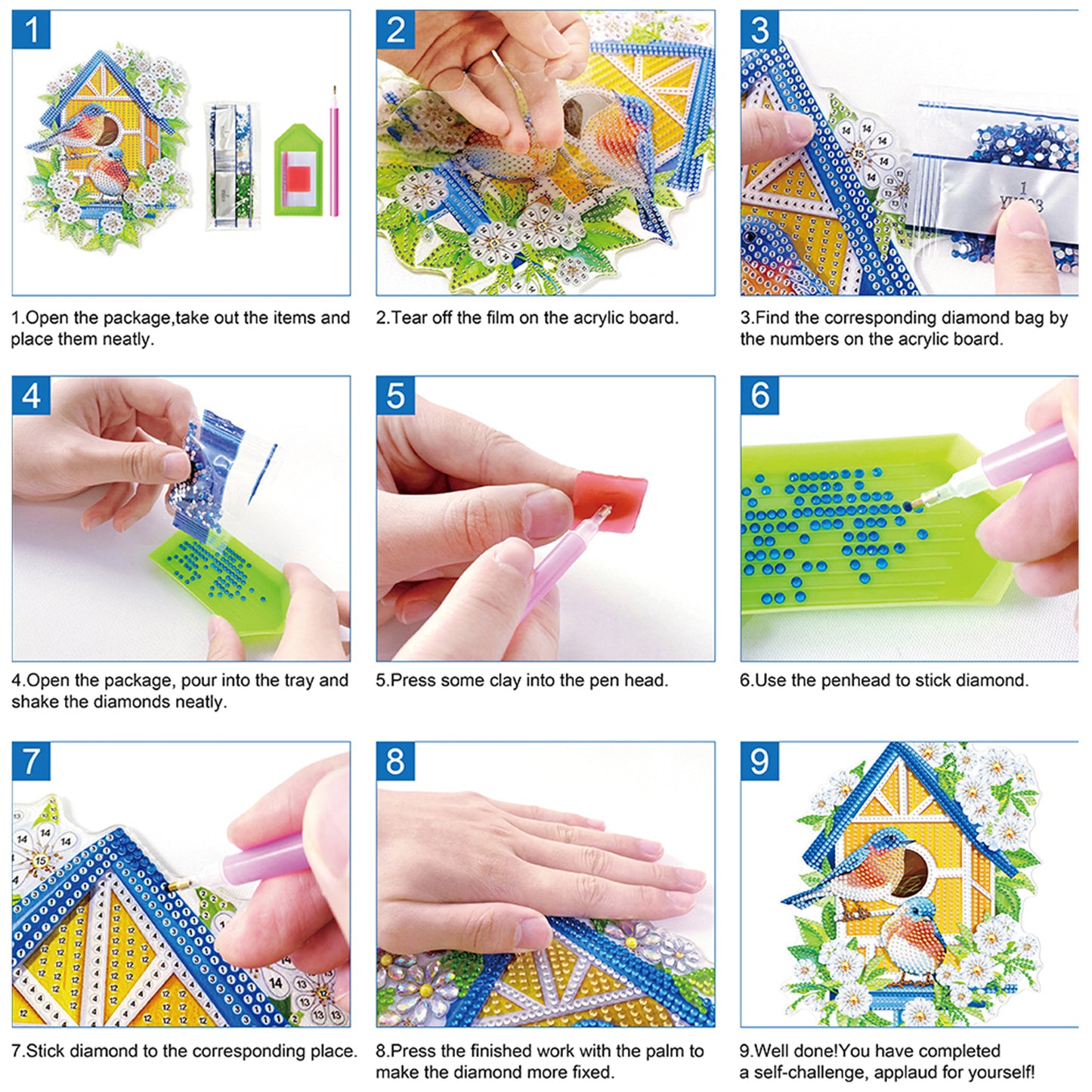 DIY Diamond Art Painting Kits of Candle Holder for Aromatherapy Home Decor