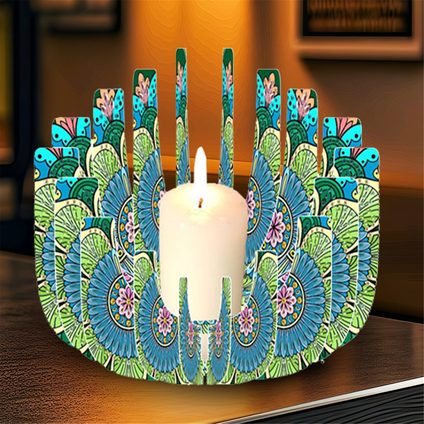 DIY Diamond Art Painting Kits of Candle Holder for Aromatherapy Home Decor