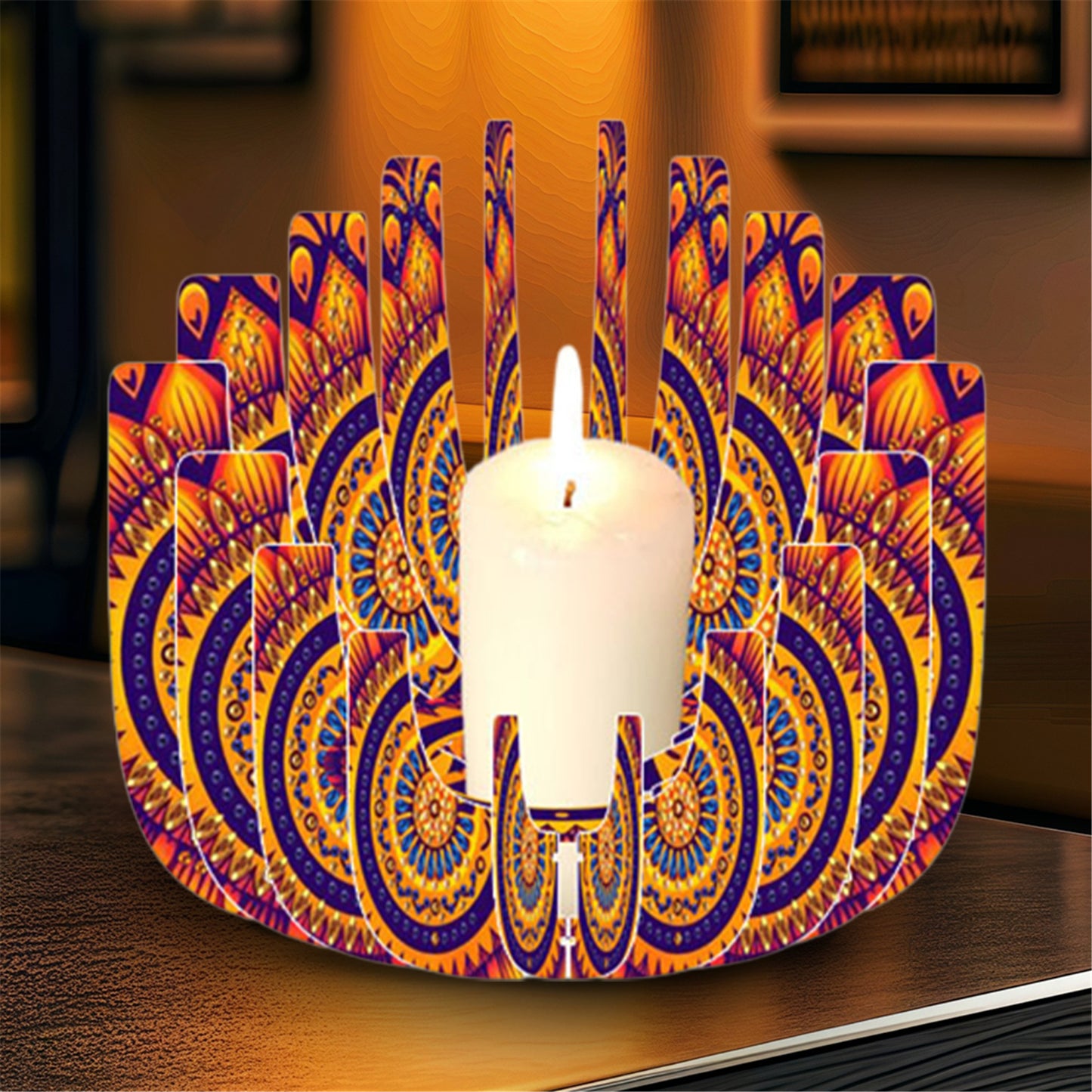 DIY Diamond Art Painting Kits of Candle Holder for Aromatherapy Home Decor