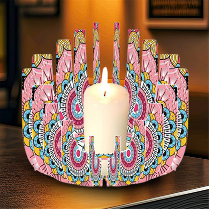 DIY Diamond Art Painting Kits of Candle Holder for Aromatherapy Home Decor