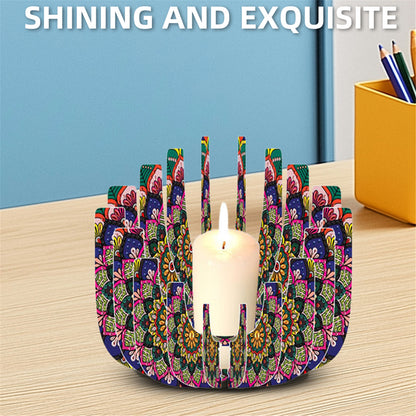 DIY Diamond Art Painting Kits of Candle Holder for Aromatherapy Home Decor