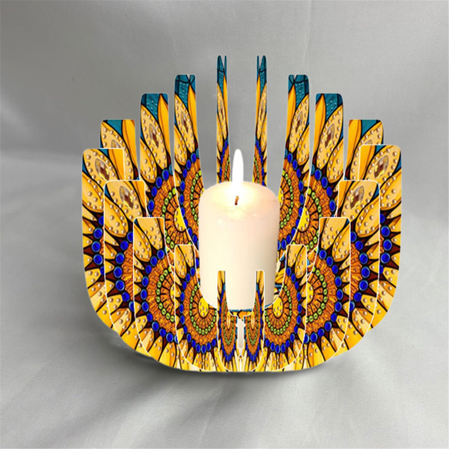 DIY Diamond Art Painting Kits of Candle Holder for Aromatherapy Home Decor