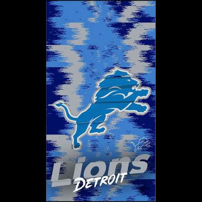 Detroit Lions - Full Round Drill Diamond Painting 30*55CM