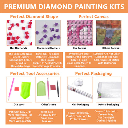 Crazy Little Girl - Full Square Drill Diamond Painting 40*40CM