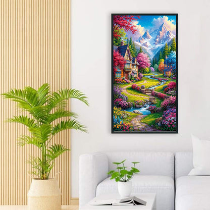 Rural Scenery - Full Round Drill Diamond Painting 40*70CM