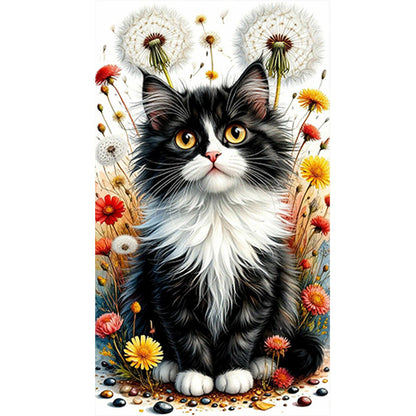 Cats - Full Round Drill Diamond Painting 40*70CM