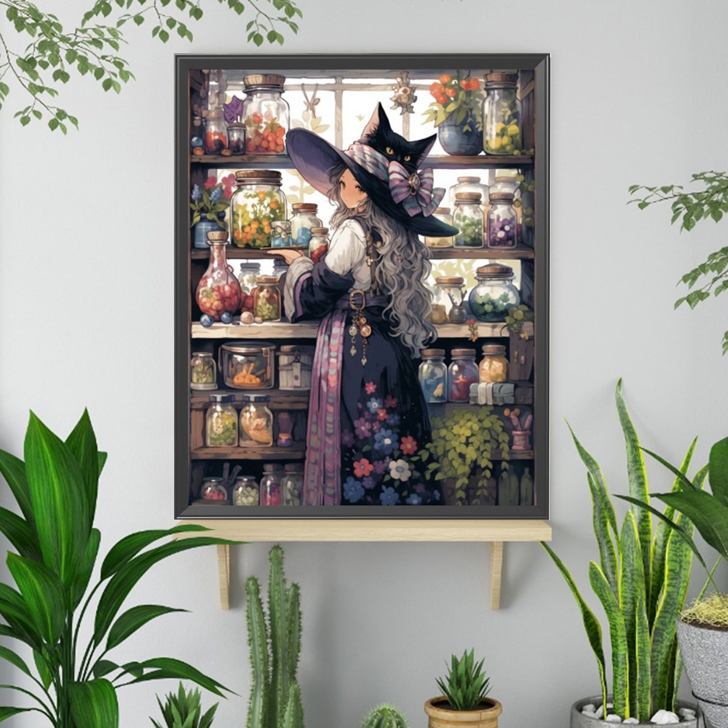 Magic Witch - Full Square Drill Diamond Painting 40*50CM