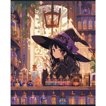 Magic Witch - Full Square Drill Diamond Painting 40*50CM