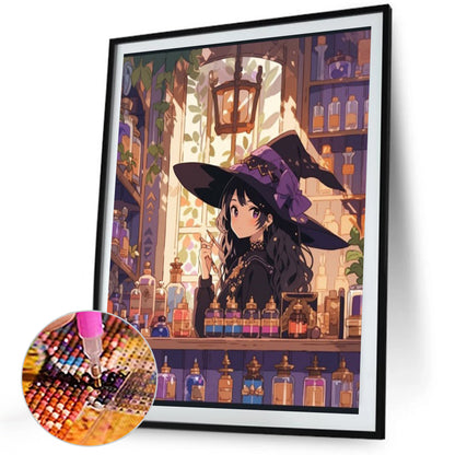 Magic Witch - Full Square Drill Diamond Painting 40*50CM