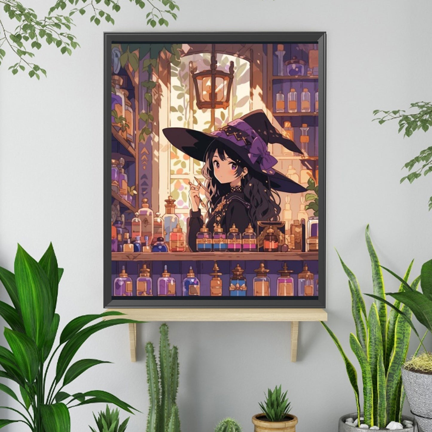 Magic Witch - Full Square Drill Diamond Painting 40*50CM