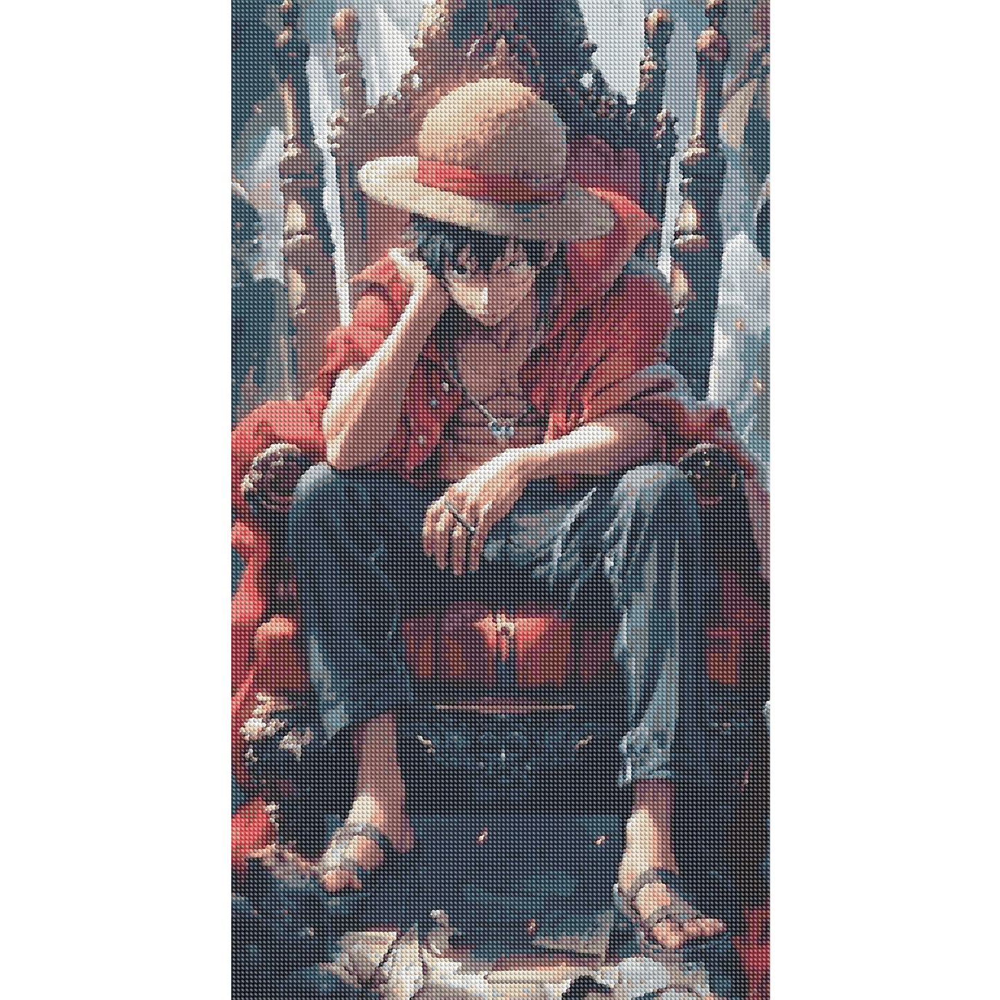 One Piece: Luffy - Full Round Drill Diamond Painting 40*70CM