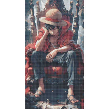One Piece: Luffy - Full Round Drill Diamond Painting 40*70CM