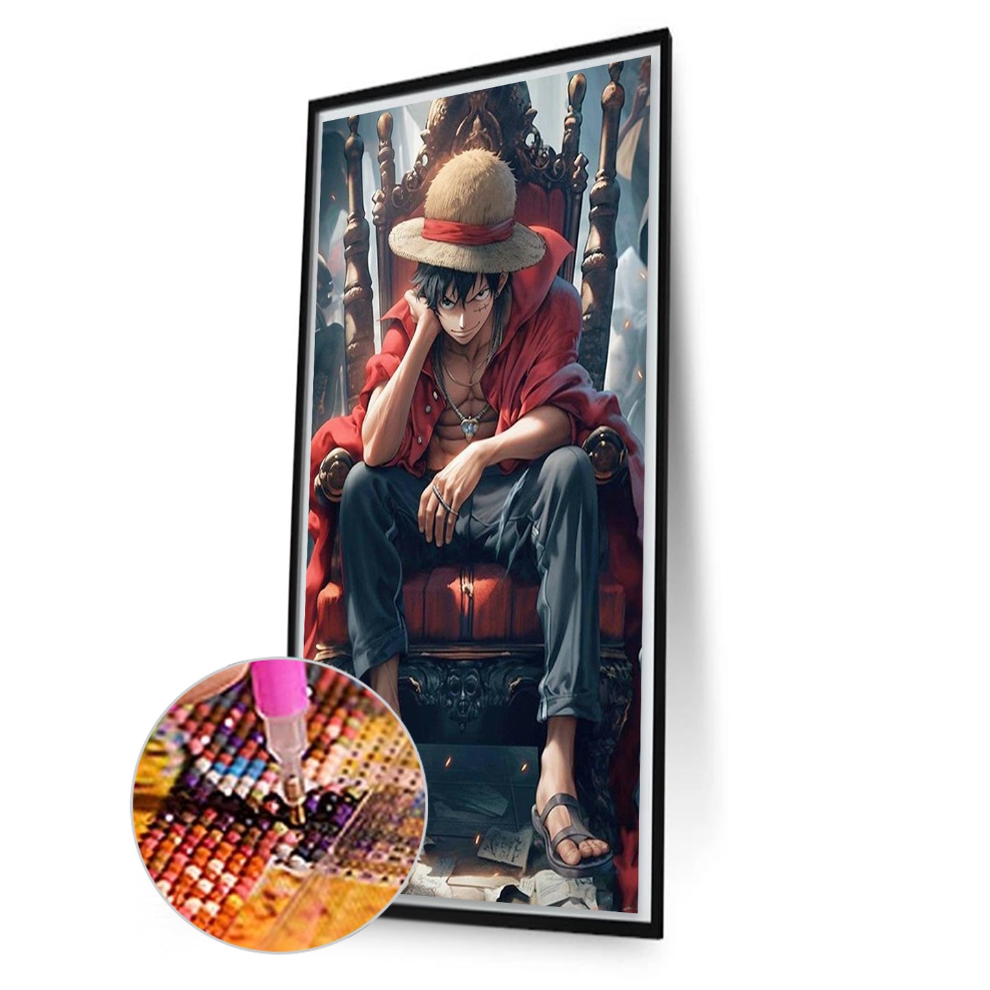 One Piece: Luffy - Full Round Drill Diamond Painting 40*70CM