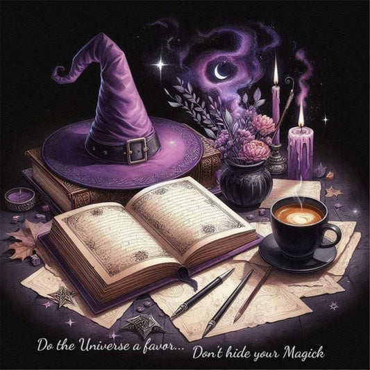 Magic Witch - Full Round Drill Diamond Painting 40*40CM