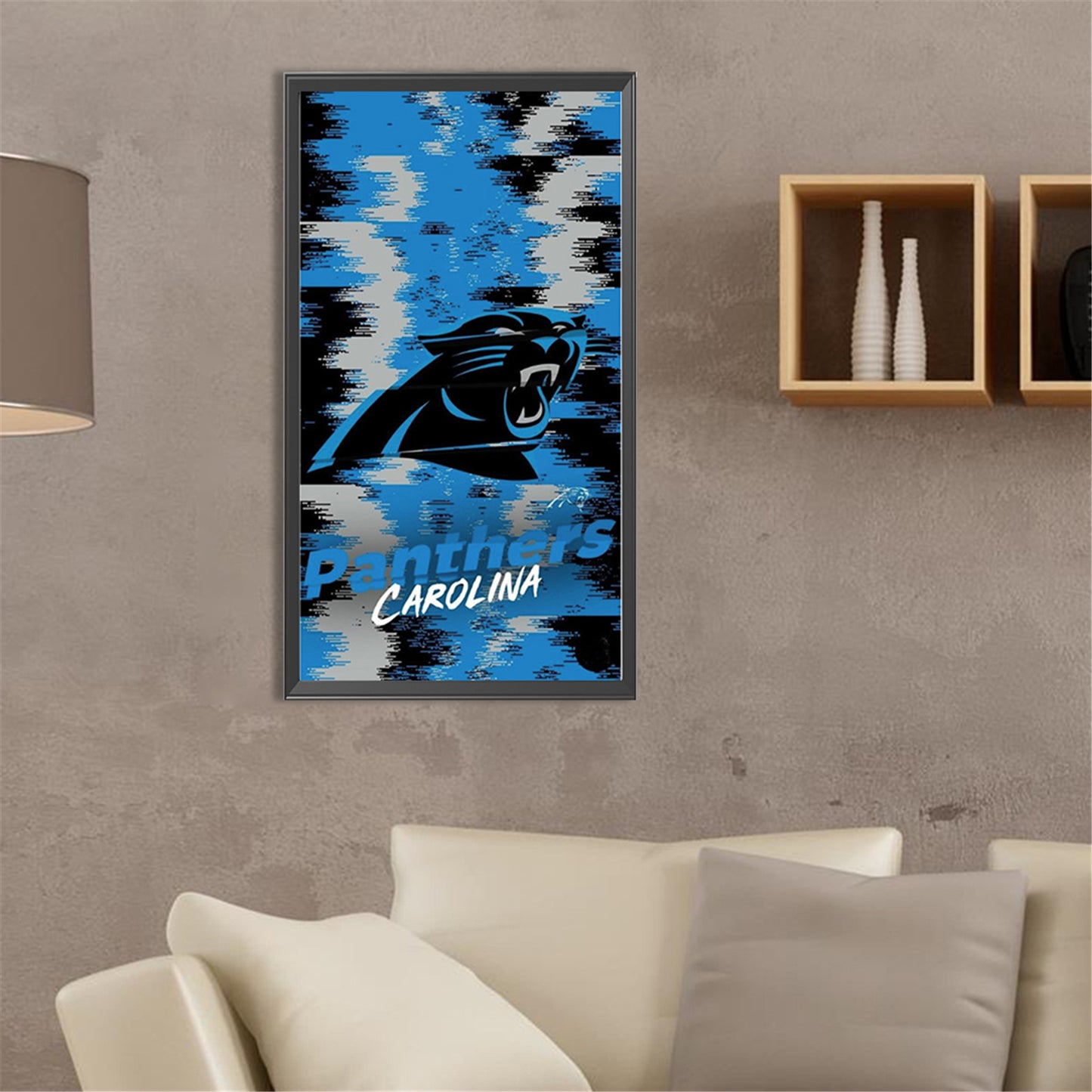 Carolina Panthers - Full Round Drill Diamond Painting 30*55CM