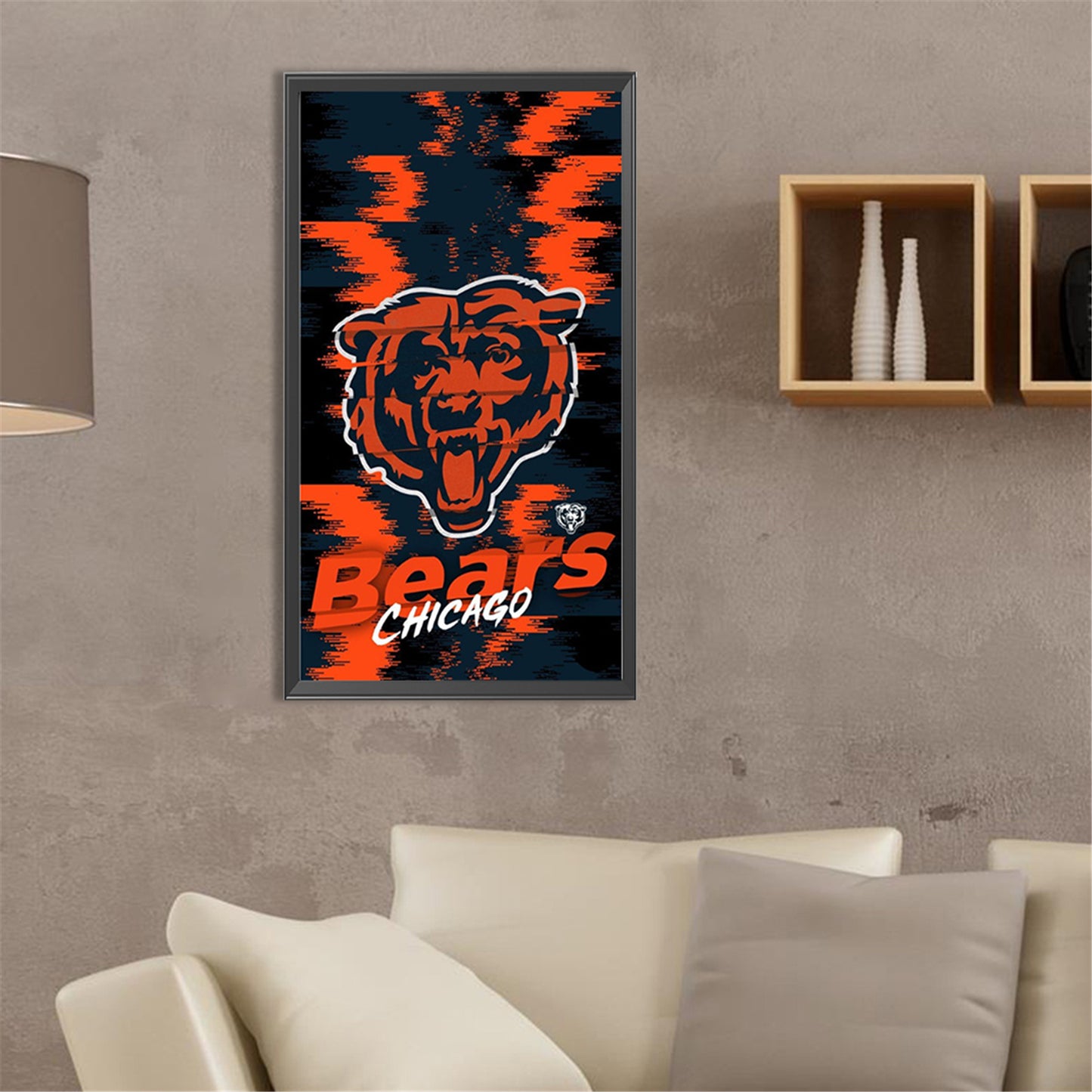 Chicago Bears - Full Round Drill Diamond Painting 30*55CM