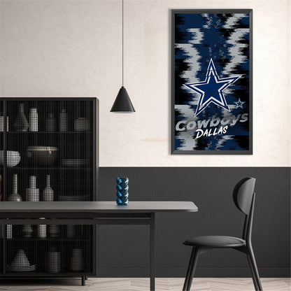 Dallas Cowboys - Full Round Drill Diamond Painting 30*55CM