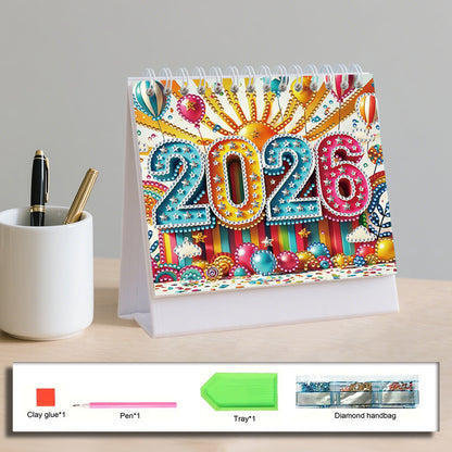 5D/DIY Diamond Painting Calendar Kit Partial Drill Diamond Art Paper Calendar